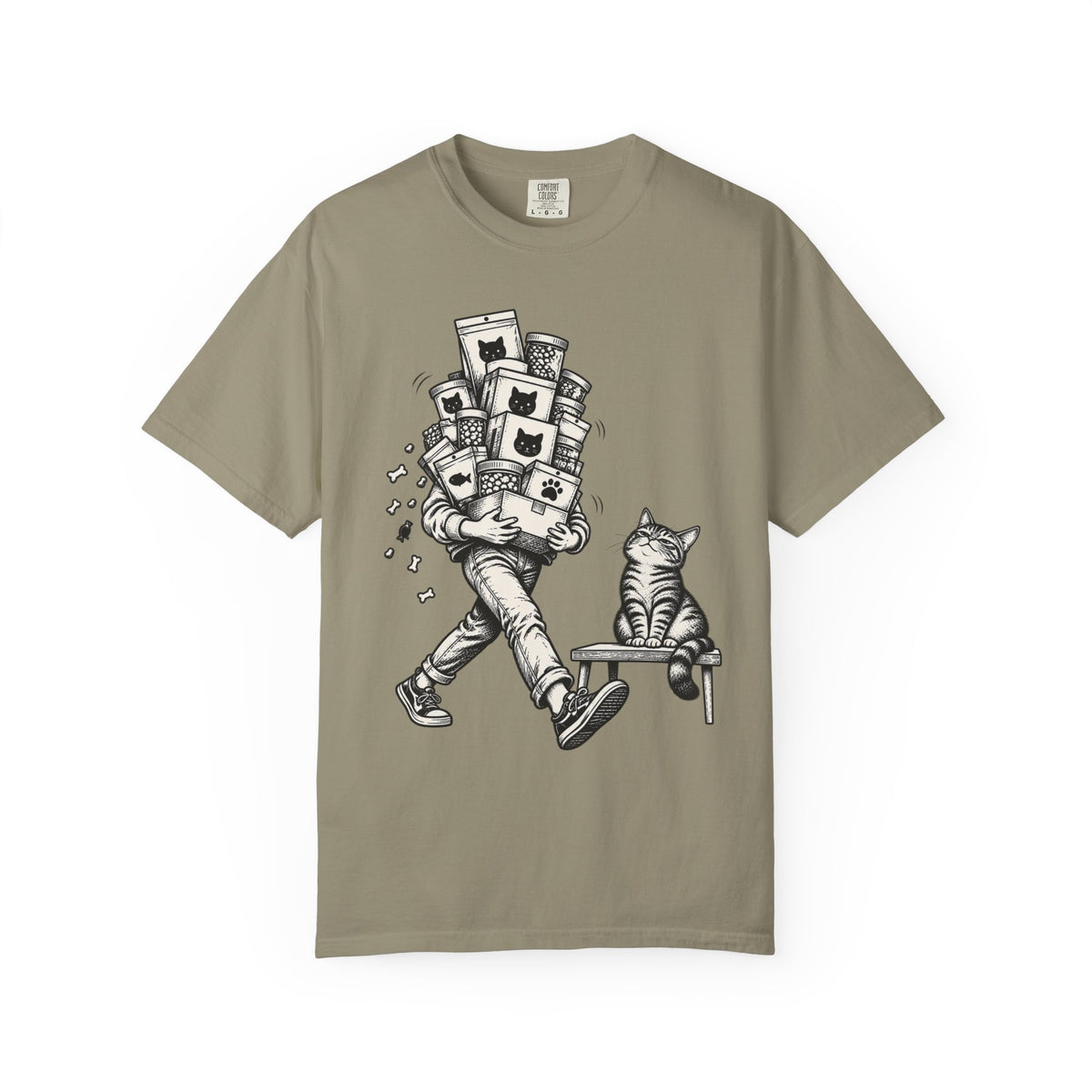 Cat Food Stroll T-shirt