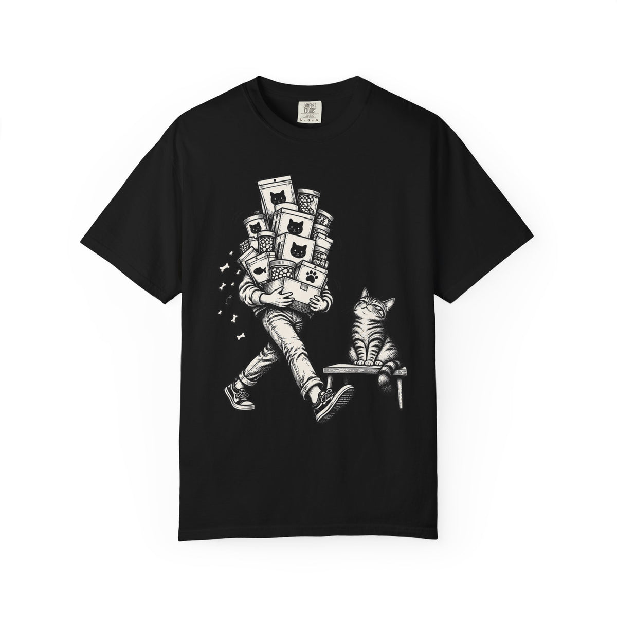 Cat Food Stroll T-shirt