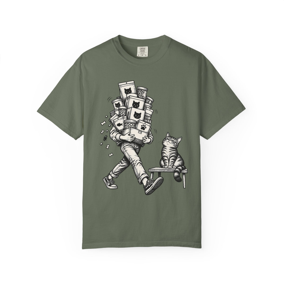Cat Food Stroll T-shirt