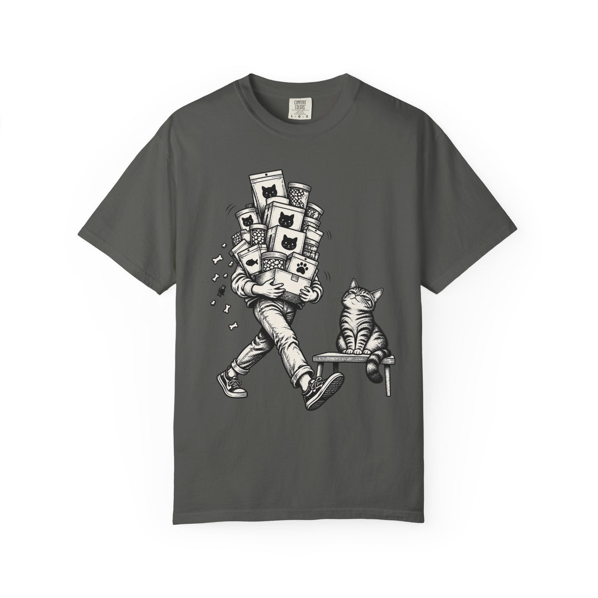 Cat Food Stroll T-shirt