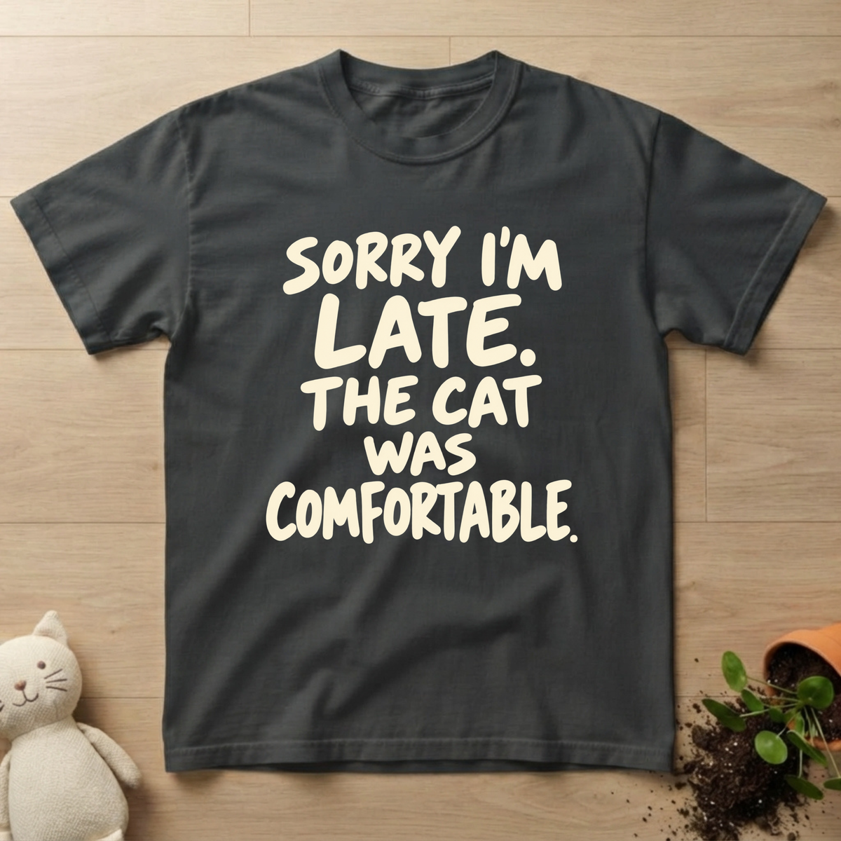 Comfortable Cat T-shirt