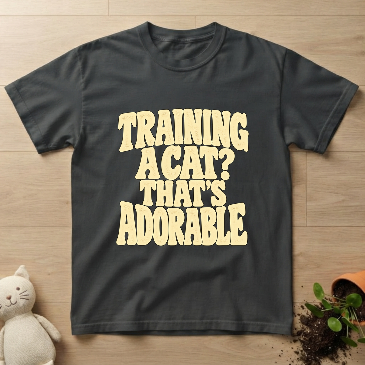 Training A Cat T-shirt