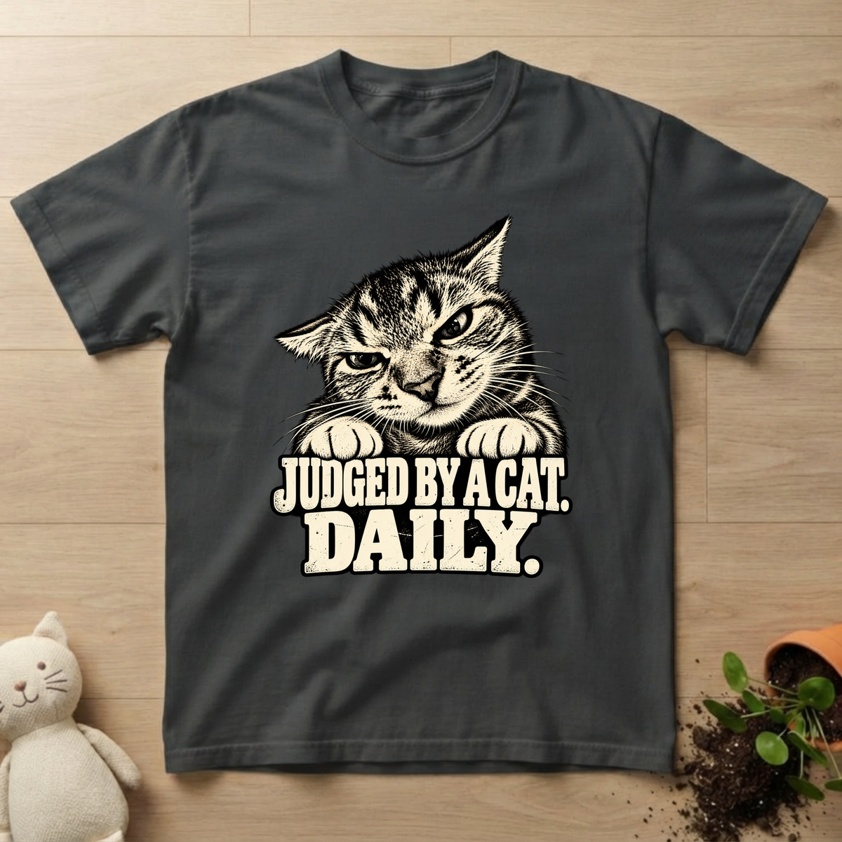 Judged By A Cat T-shirt