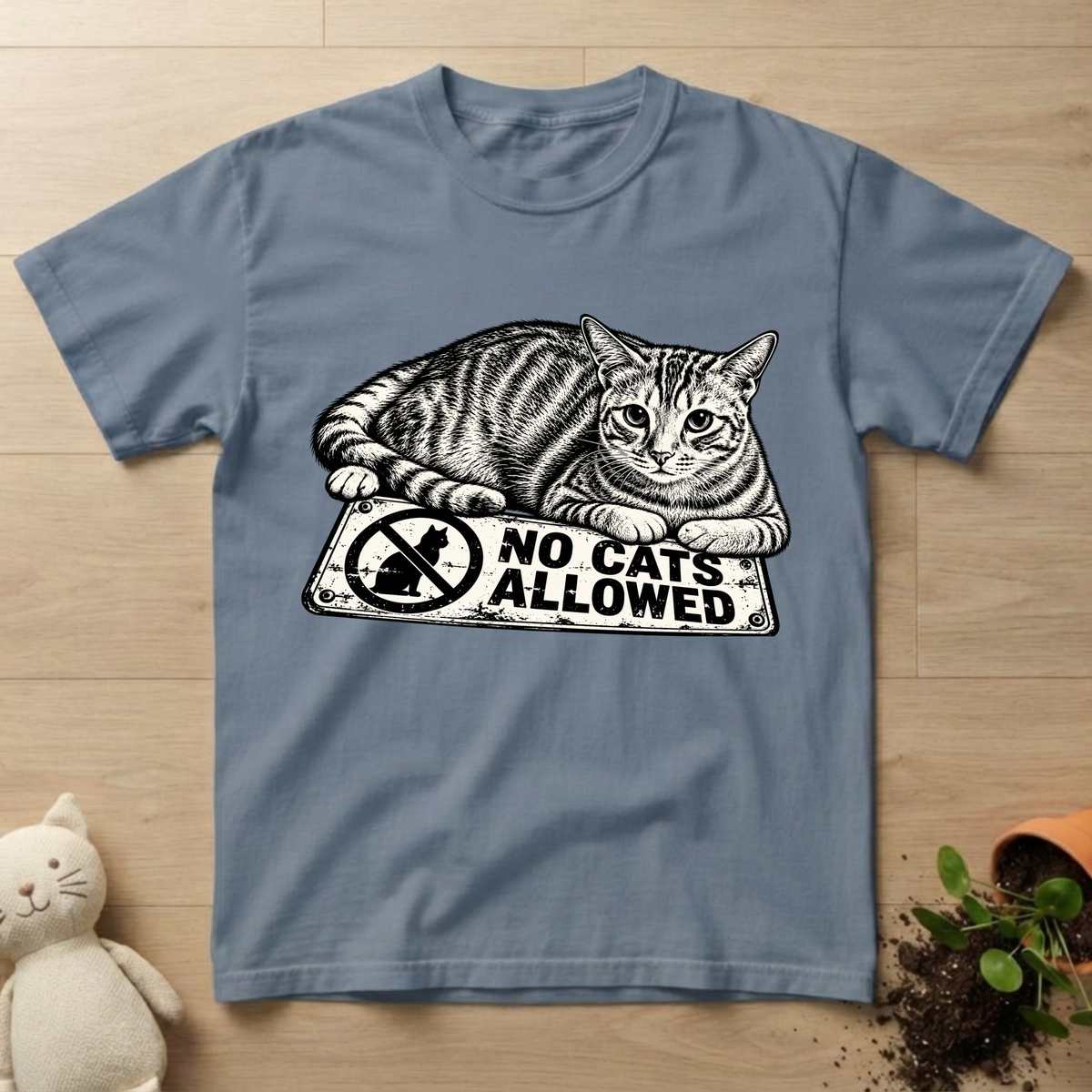No Cats Allowed T-shirt