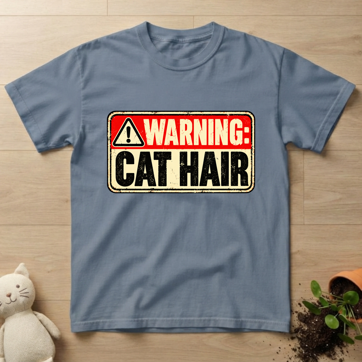 Warning: Cat Hair T-shirt