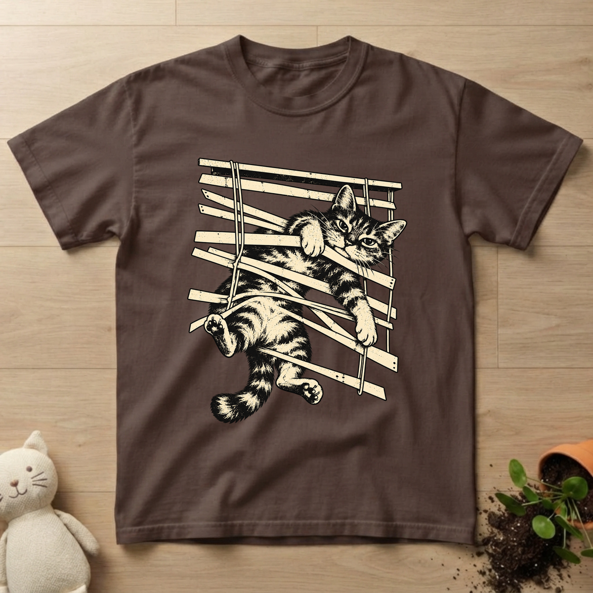 Tangled Cat T-shirt