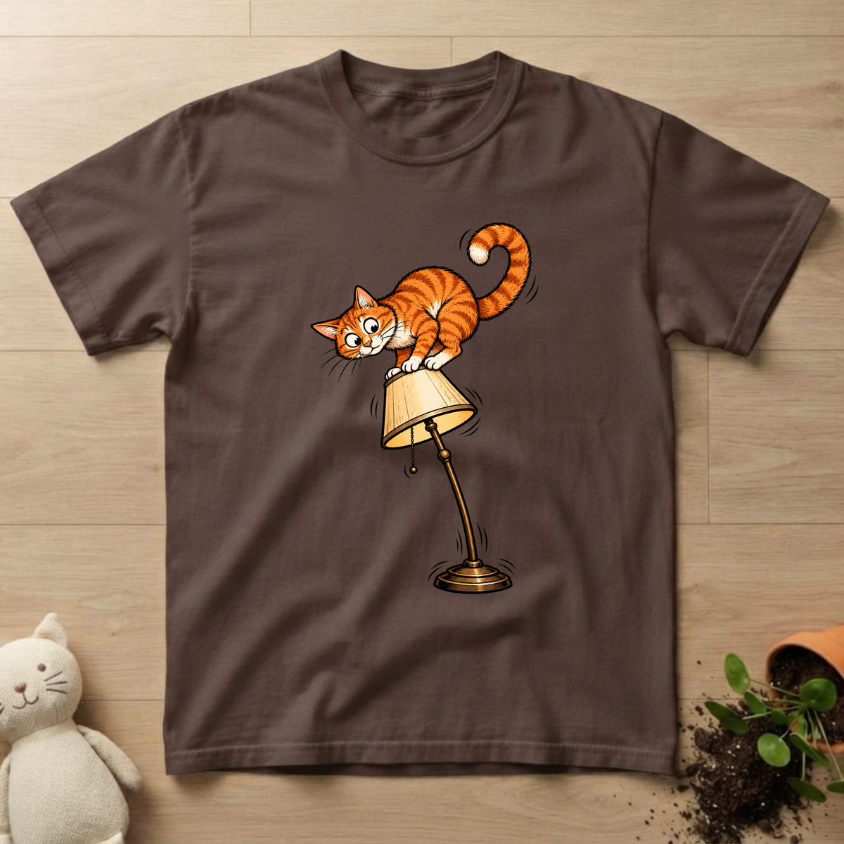 Balanced Cat T-shirt