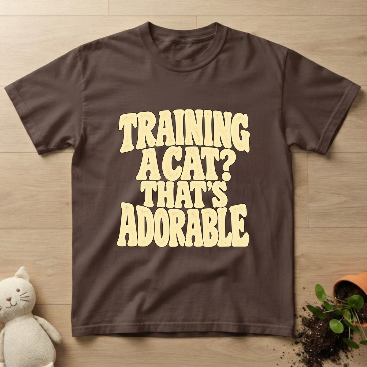 Training A Cat T-shirt