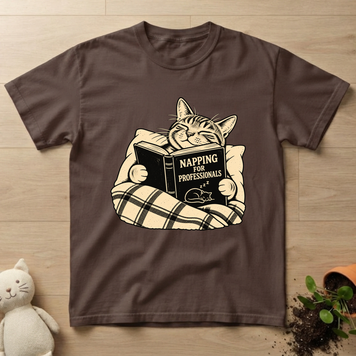 Napping Cat T-shirt