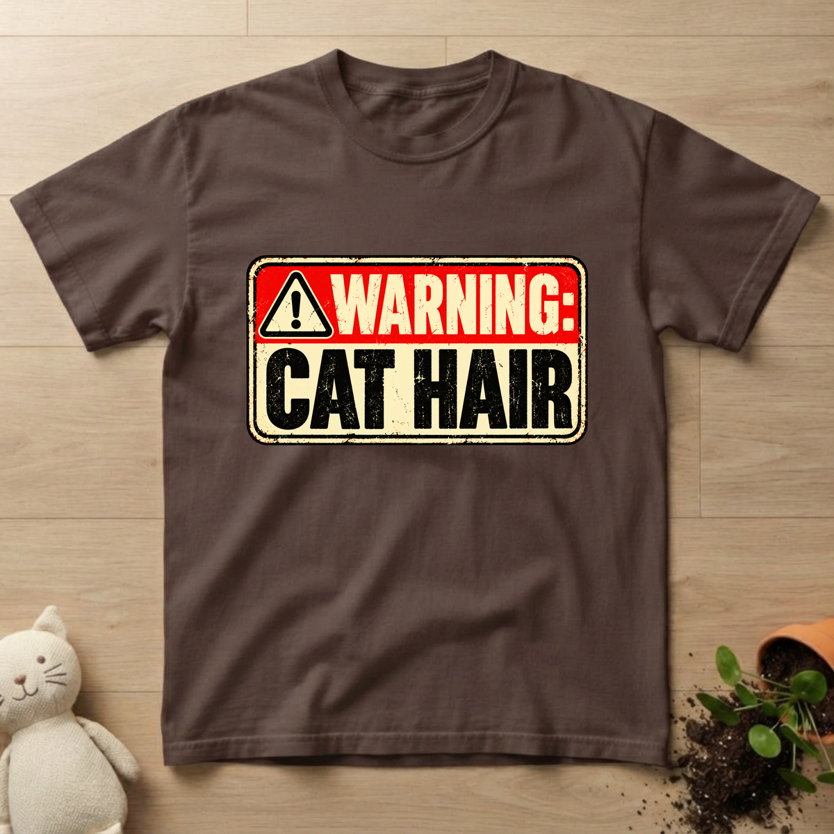 Warning: Cat Hair T-shirt