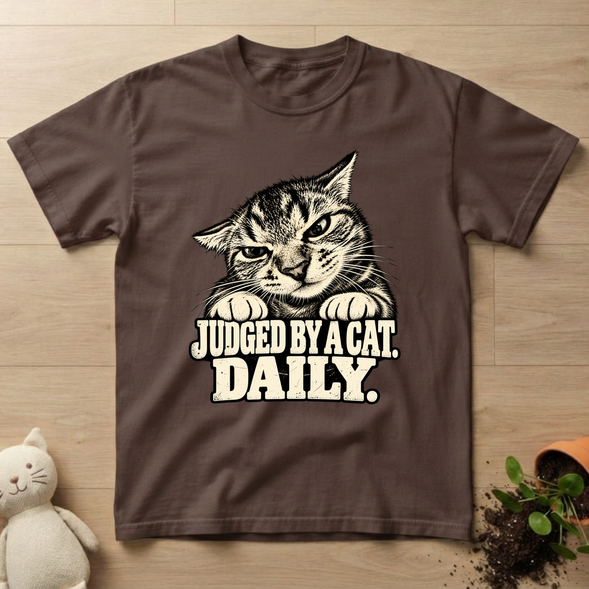 Judged By A Cat T-shirt