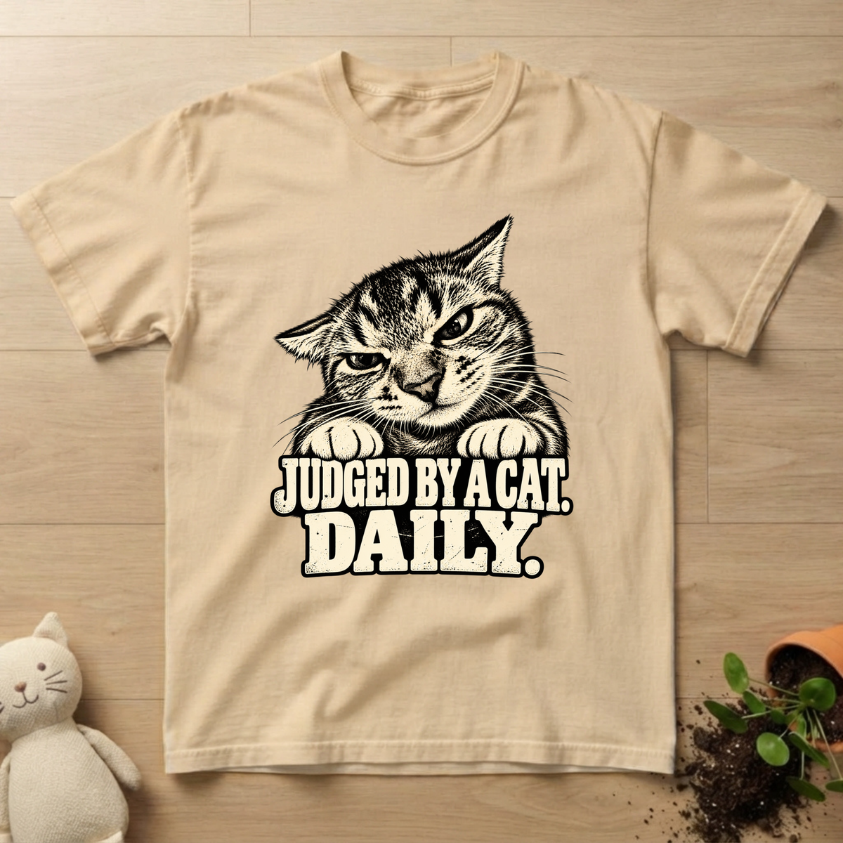Judged By A Cat T-shirt