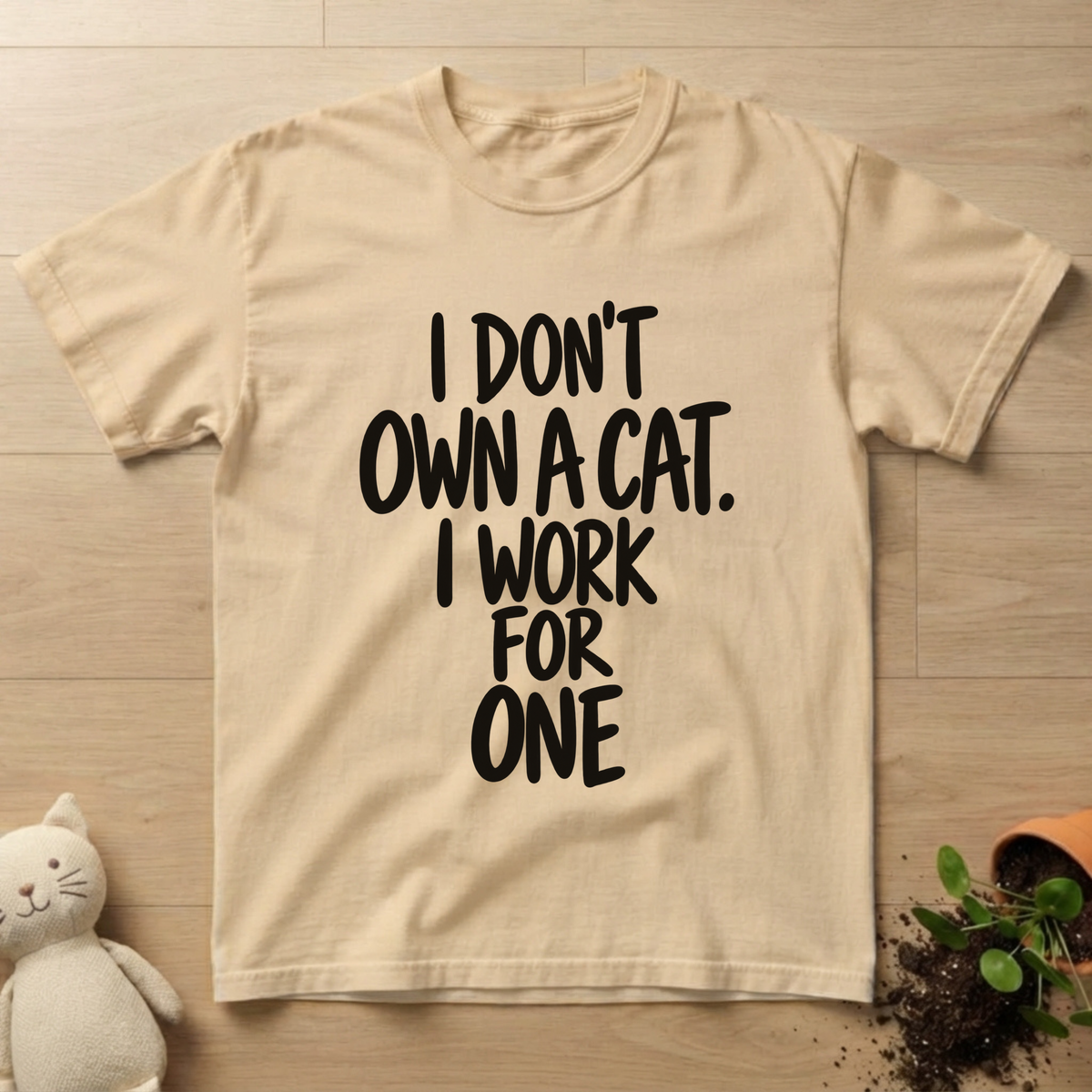 Work For Cat T-shirt