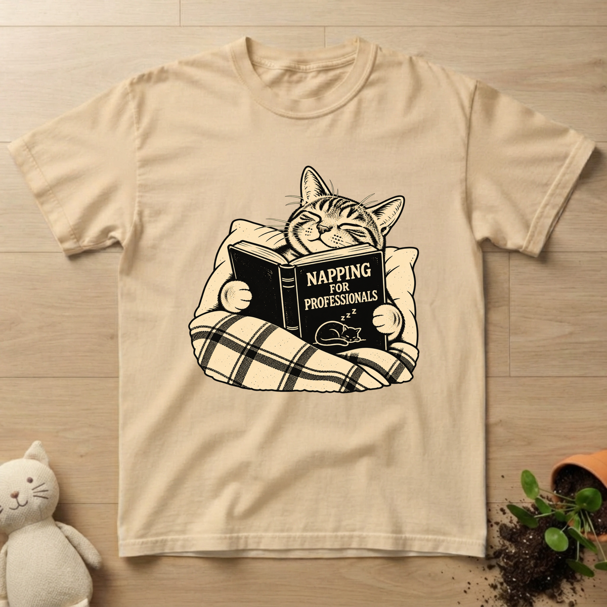 Napping Cat T-shirt