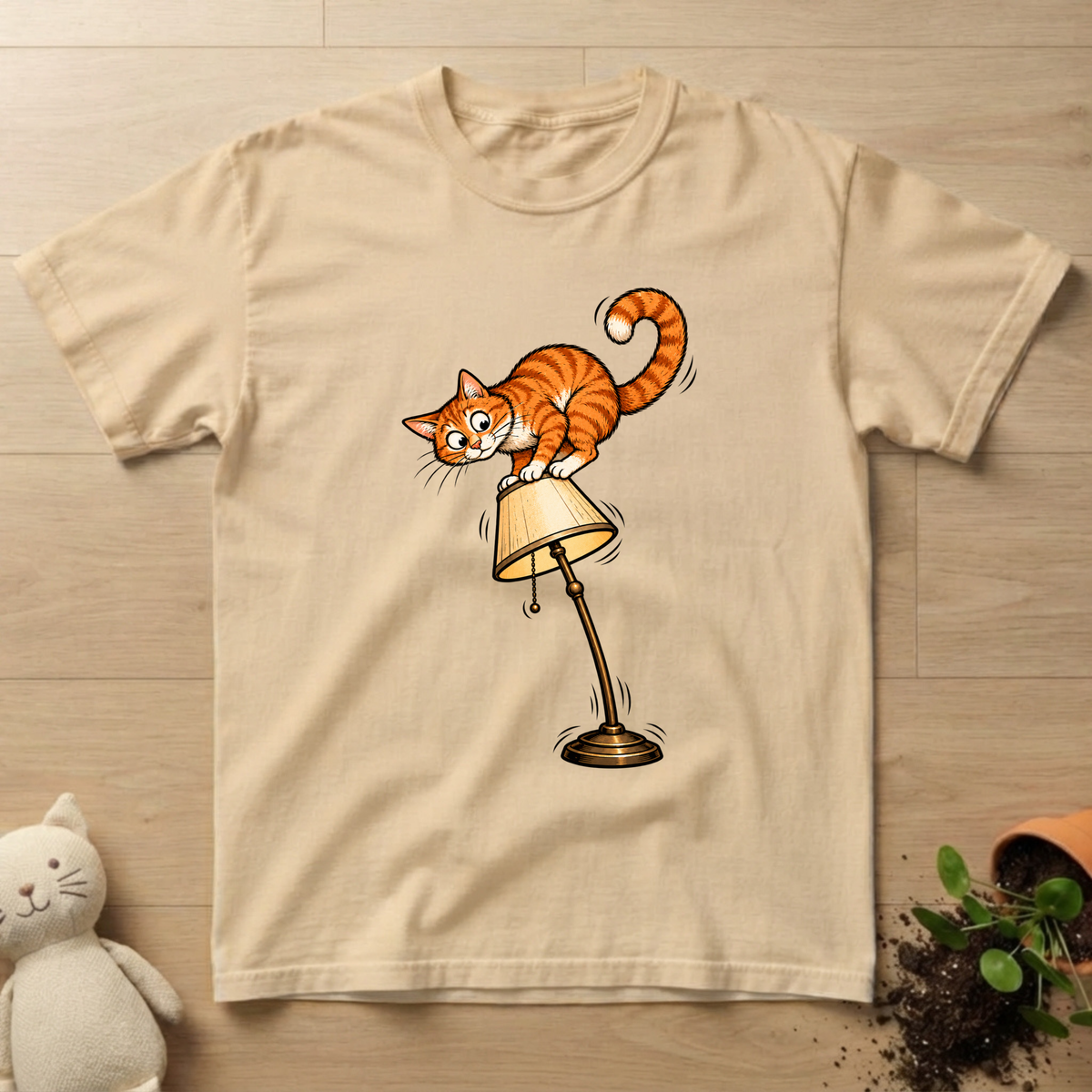 Balanced Cat T-shirt