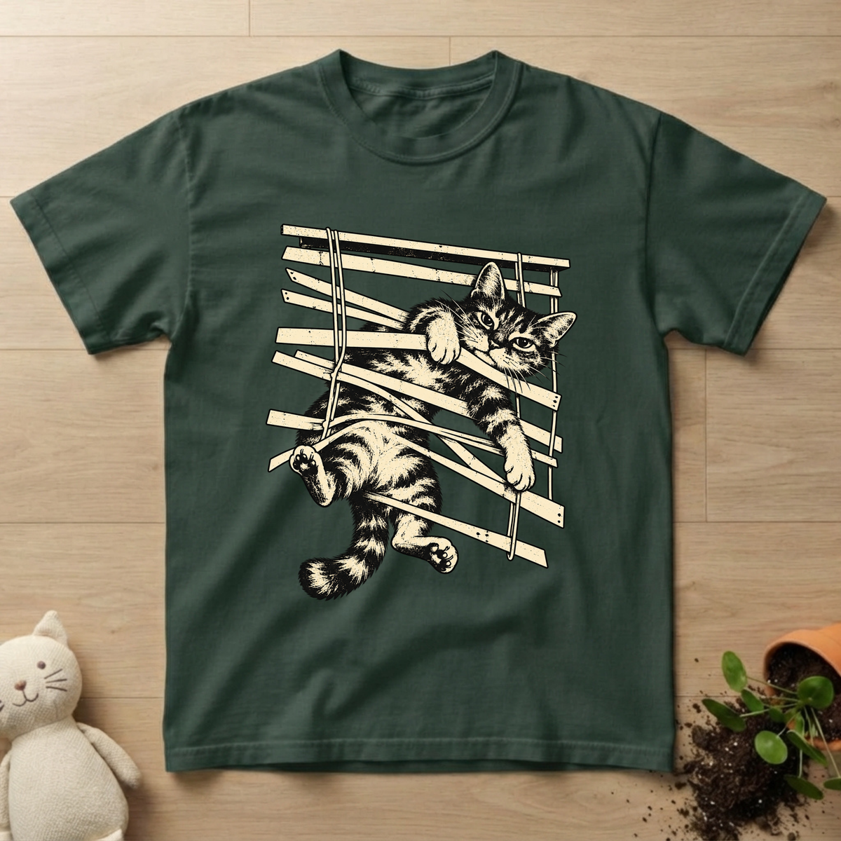Tangled Cat T-shirt