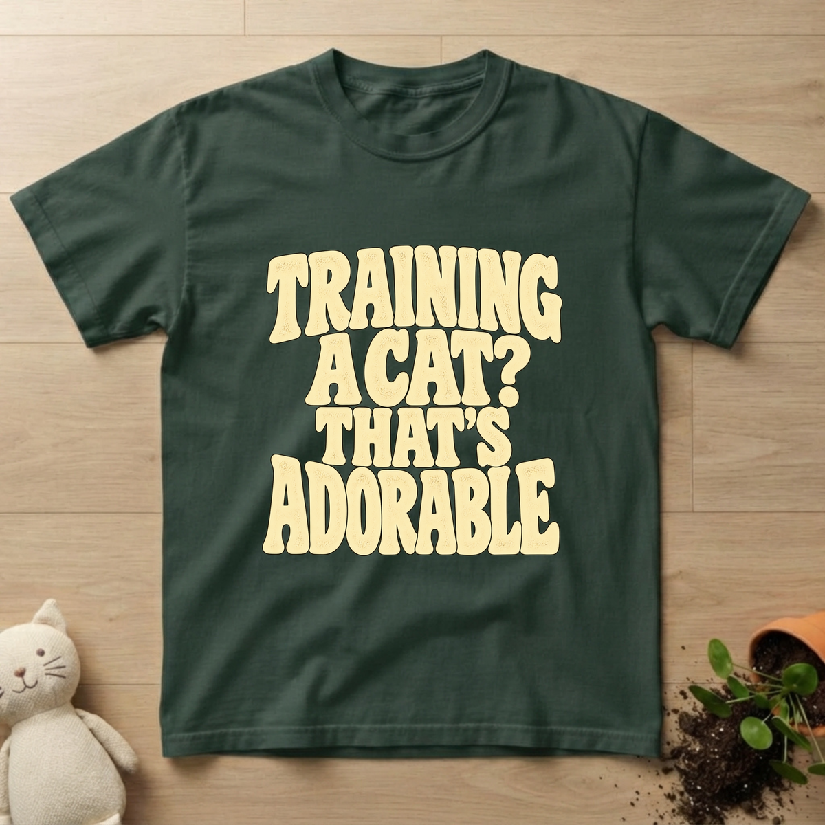 Training A Cat T-shirt