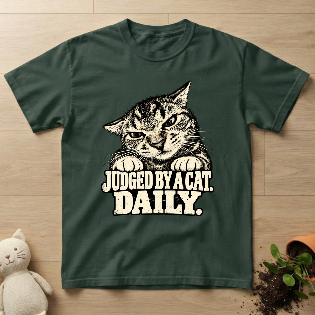 Judged By A Cat T-shirt