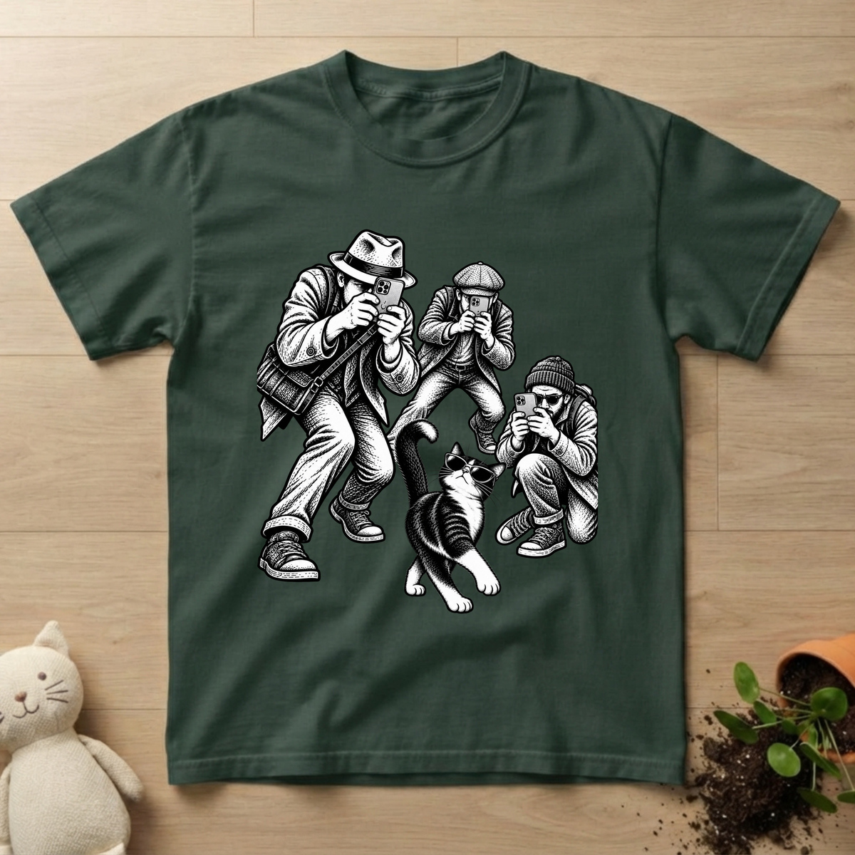 Papparazzi Cat T-shirt
