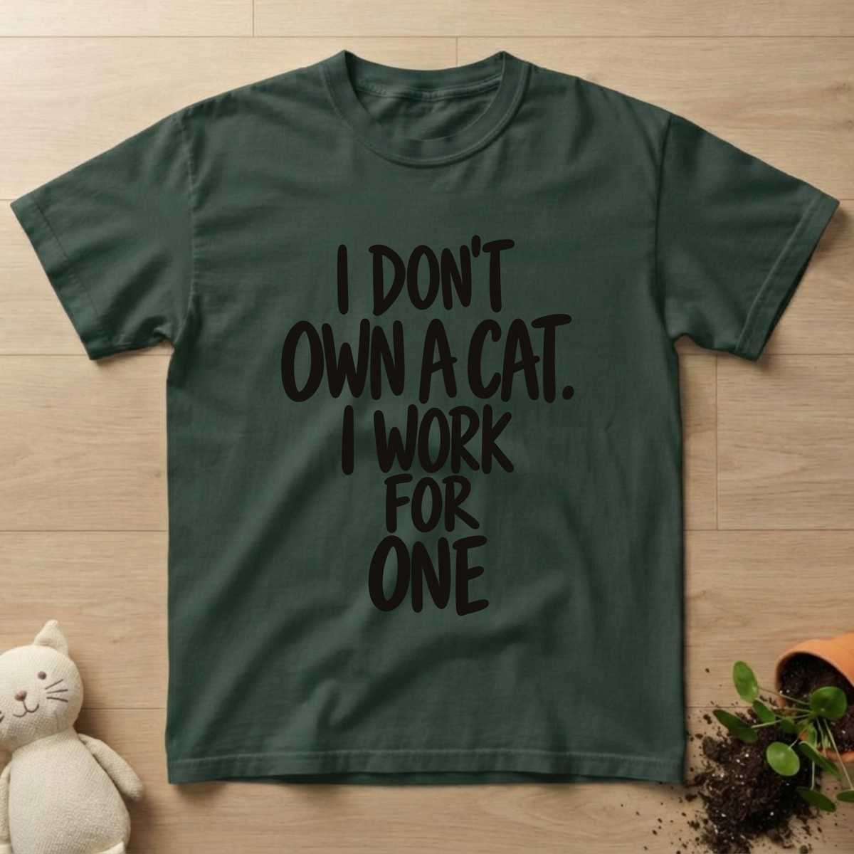 Work For Cat T-shirt