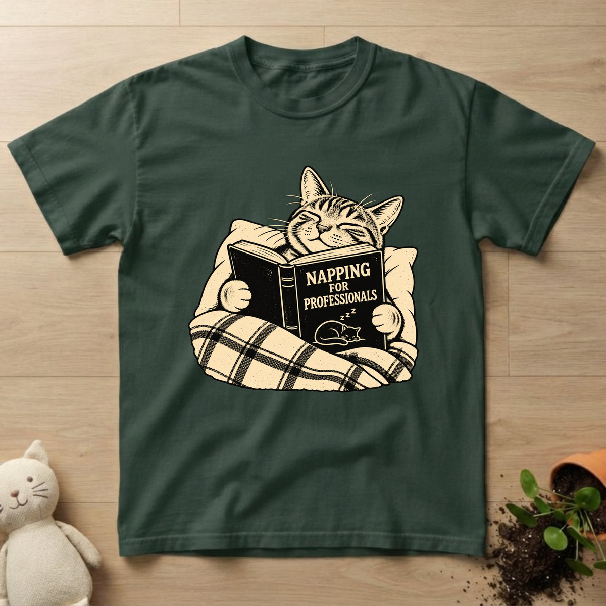 Napping Cat T-shirt