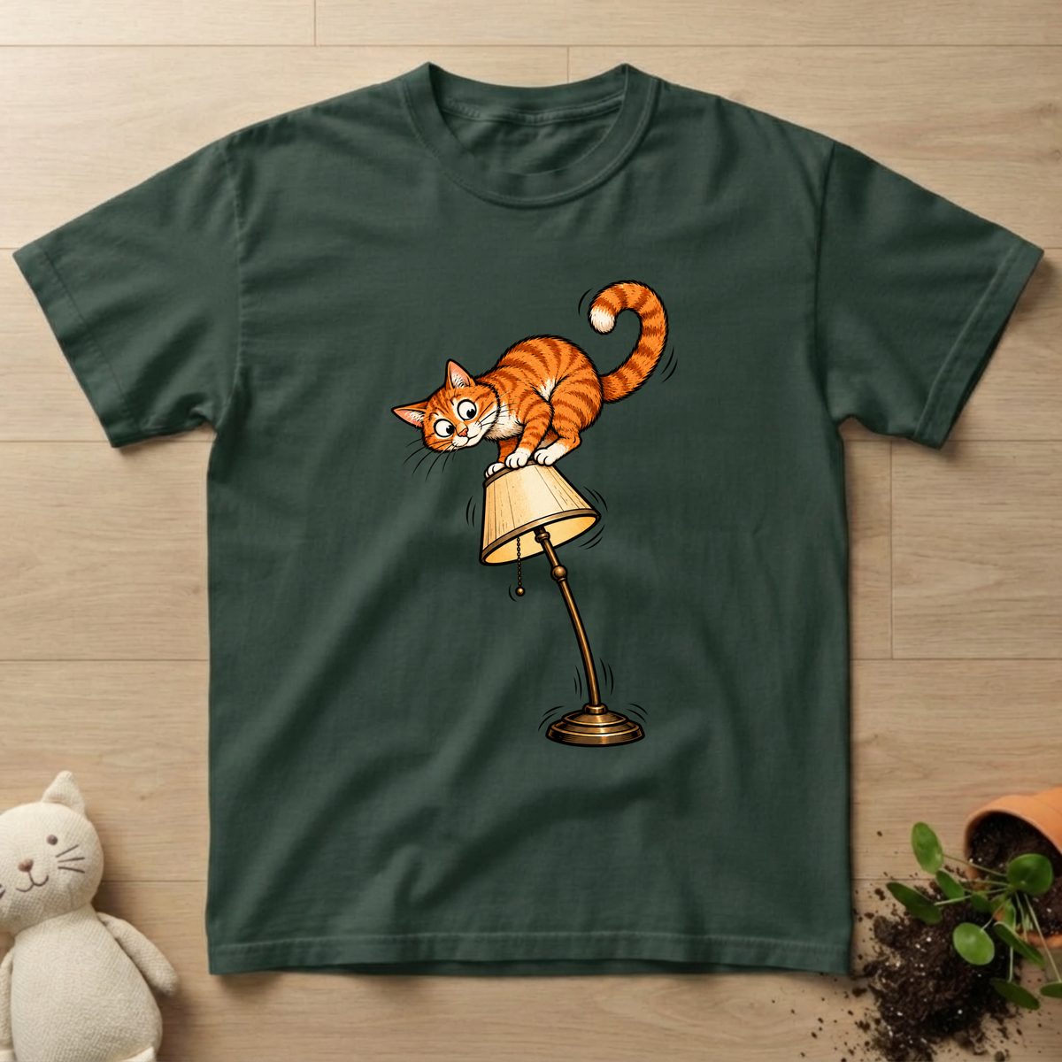 Balanced Cat T-shirt