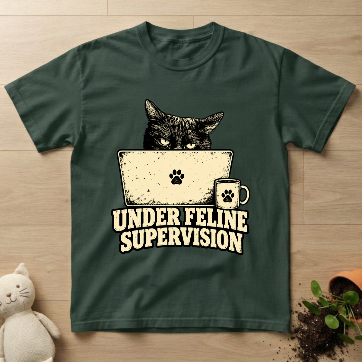 Feline Supervision T-shirt