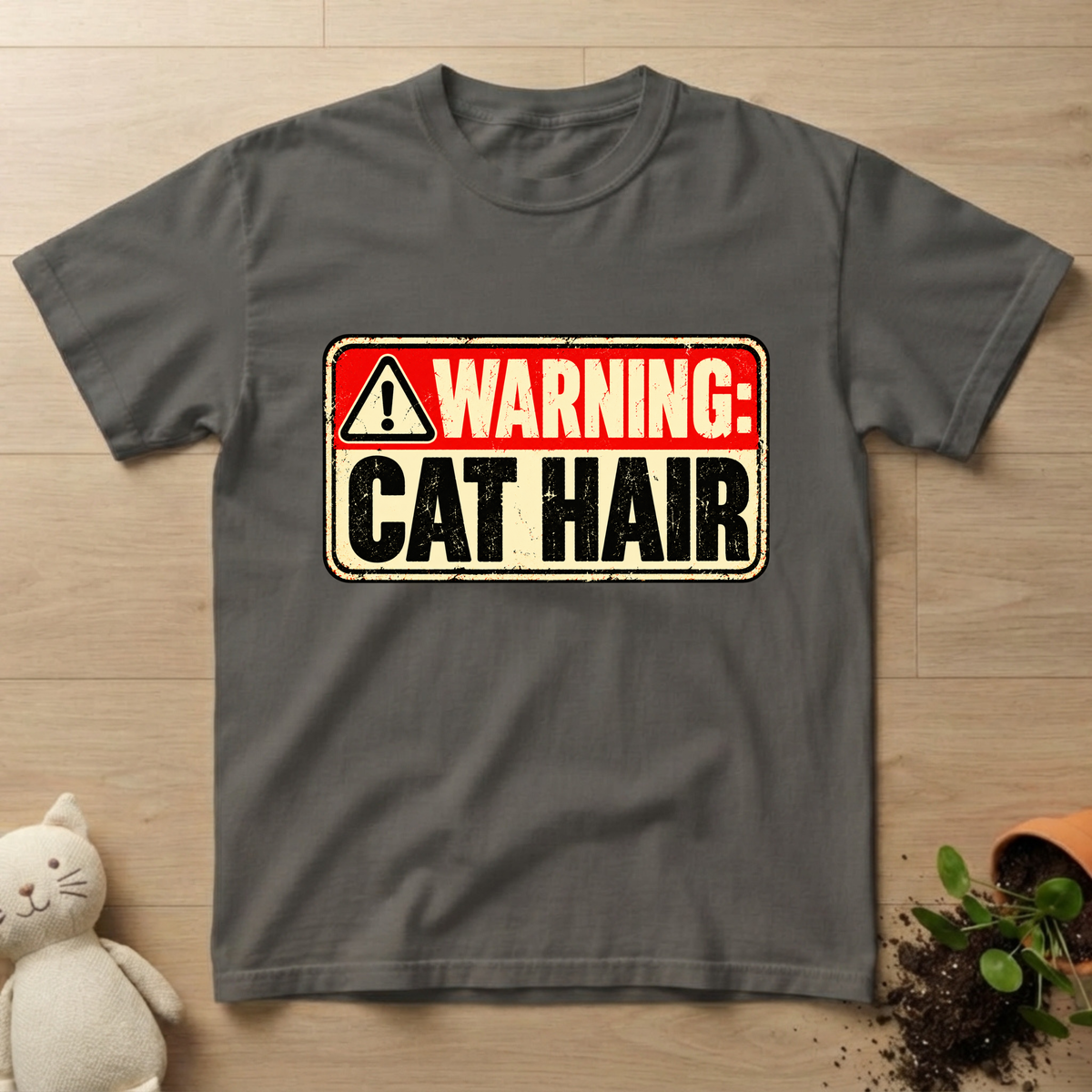 Warning: Cat Hair T-shirt