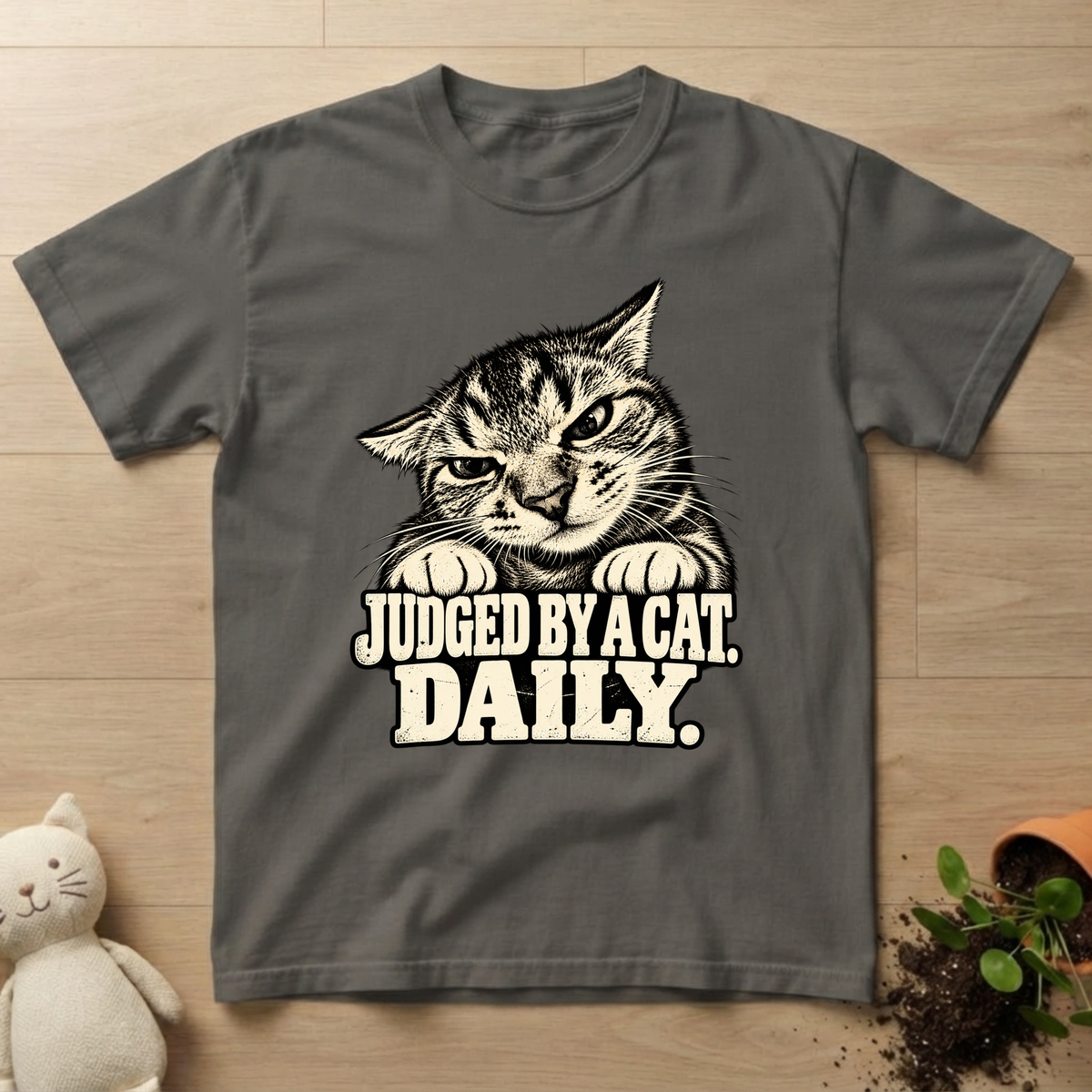 Judged By A Cat T-shirt