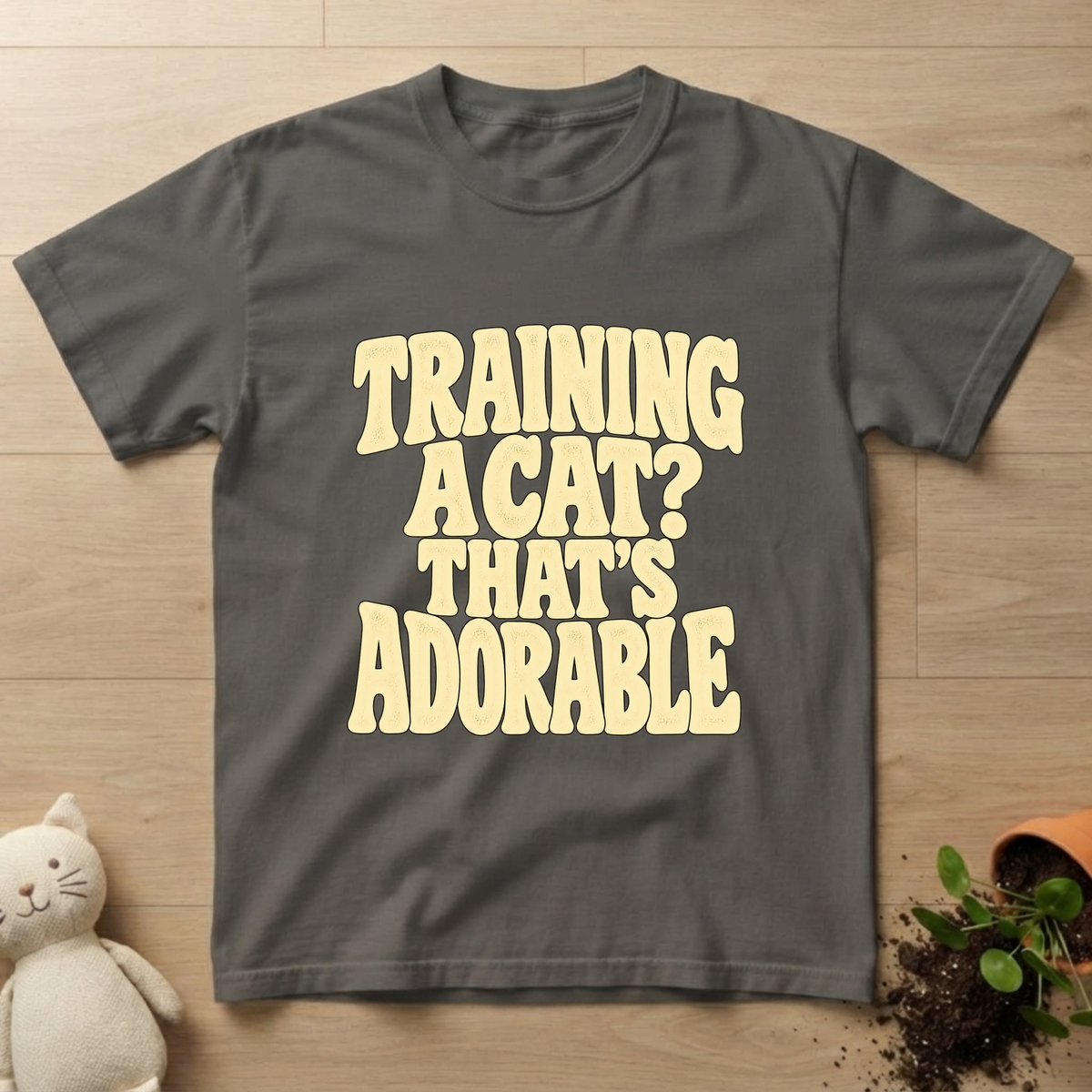 Training A Cat T-shirt