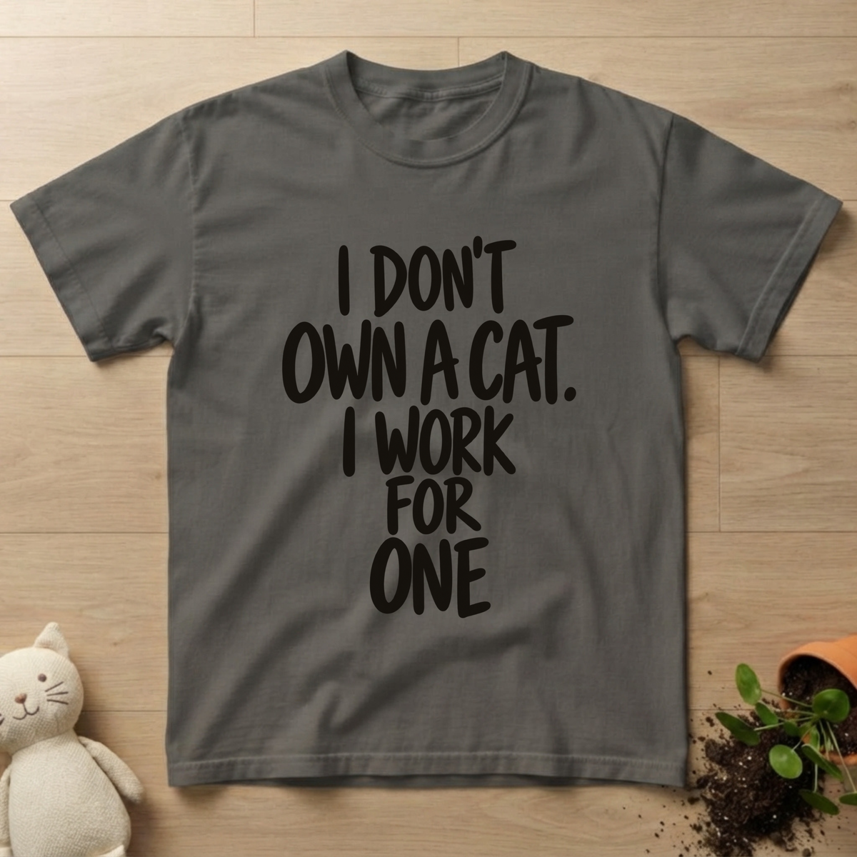 Work For Cat T-shirt