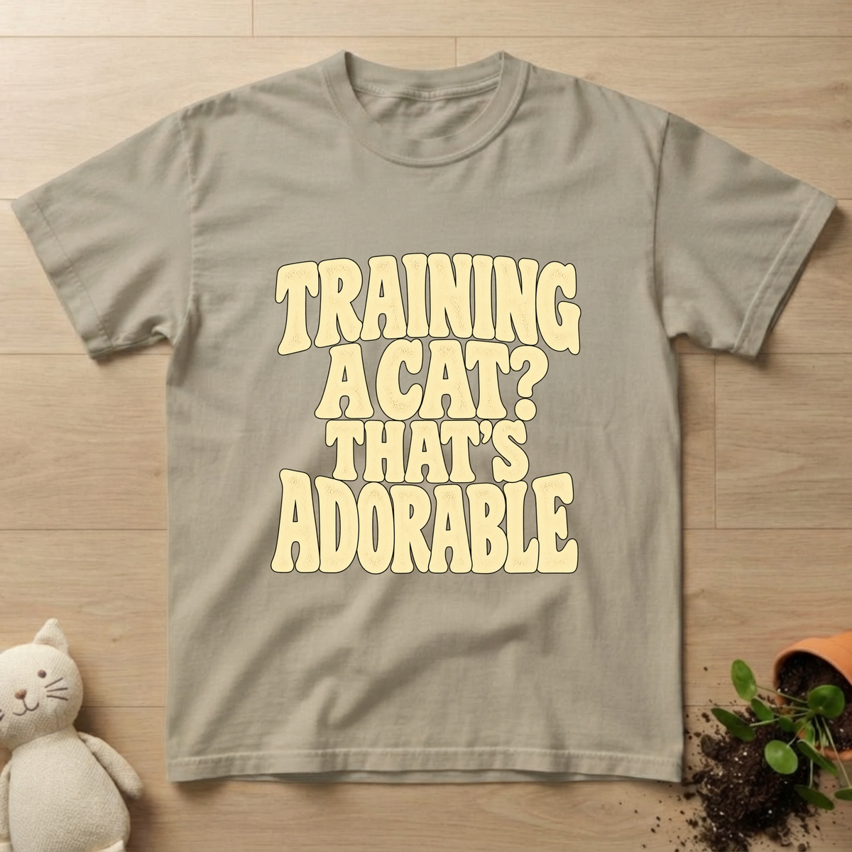 Training A Cat T-shirt