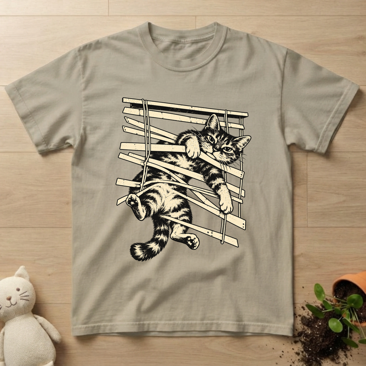 Tangled Cat T-shirt