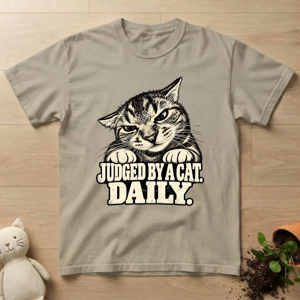 Judged By A Cat T-shirt