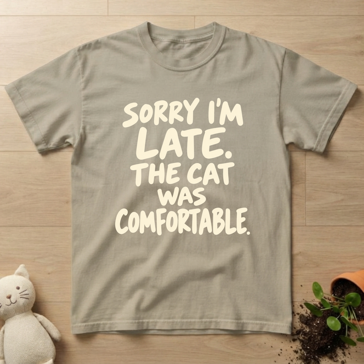 Comfortable Cat T-shirt