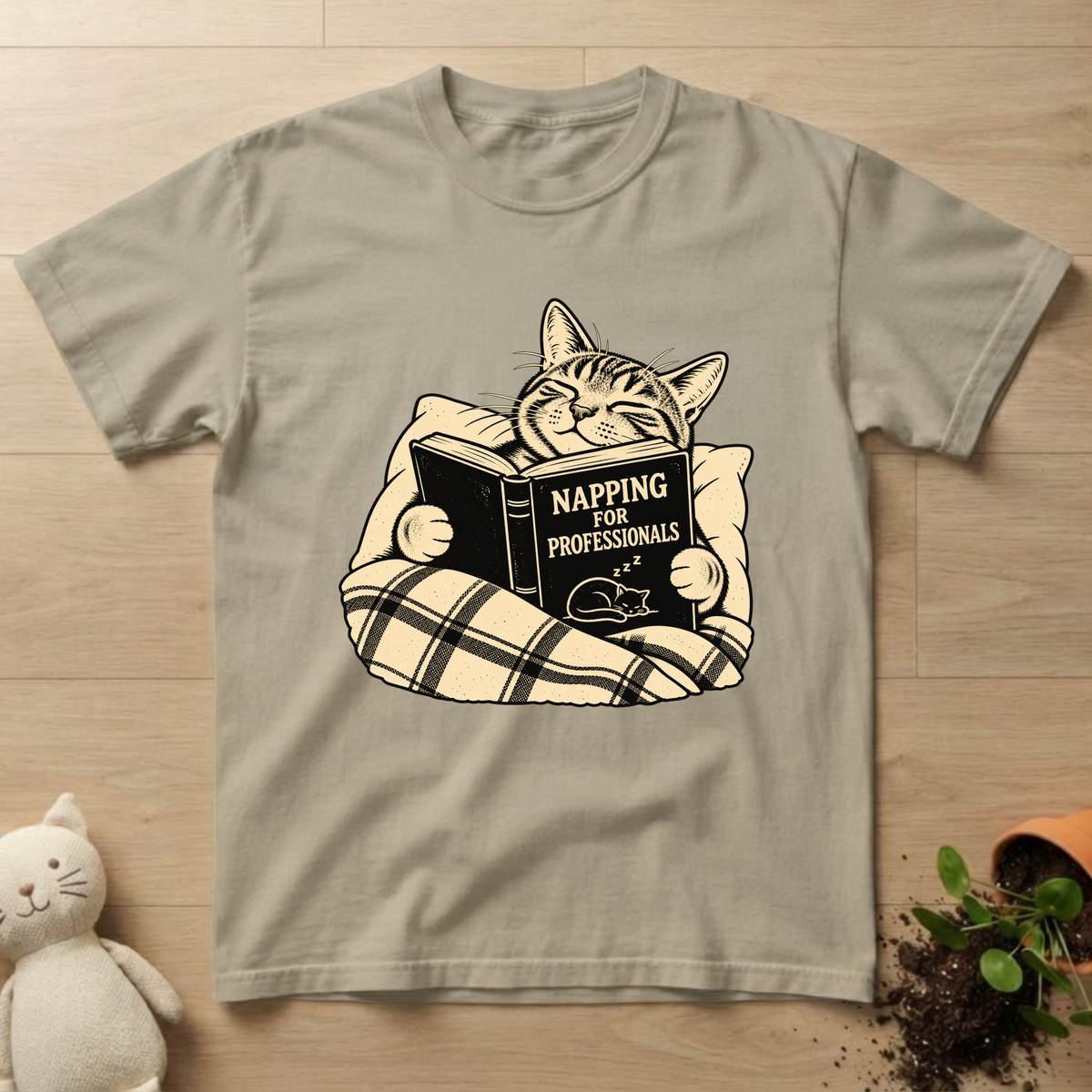 Napping Cat T-shirt
