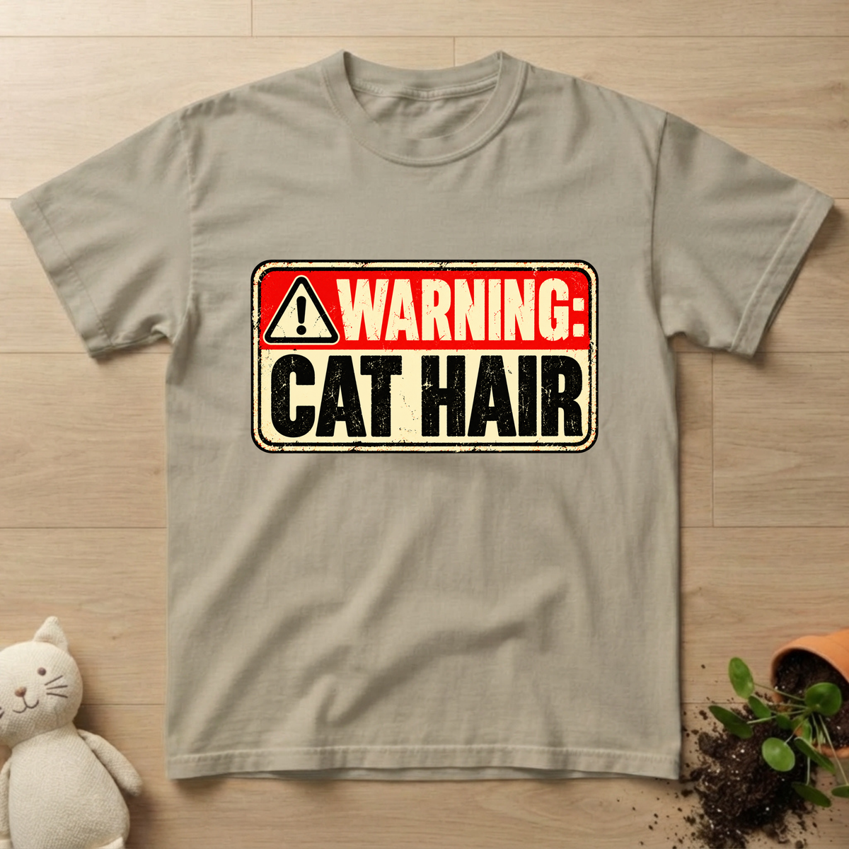 Warning: Cat Hair T-shirt