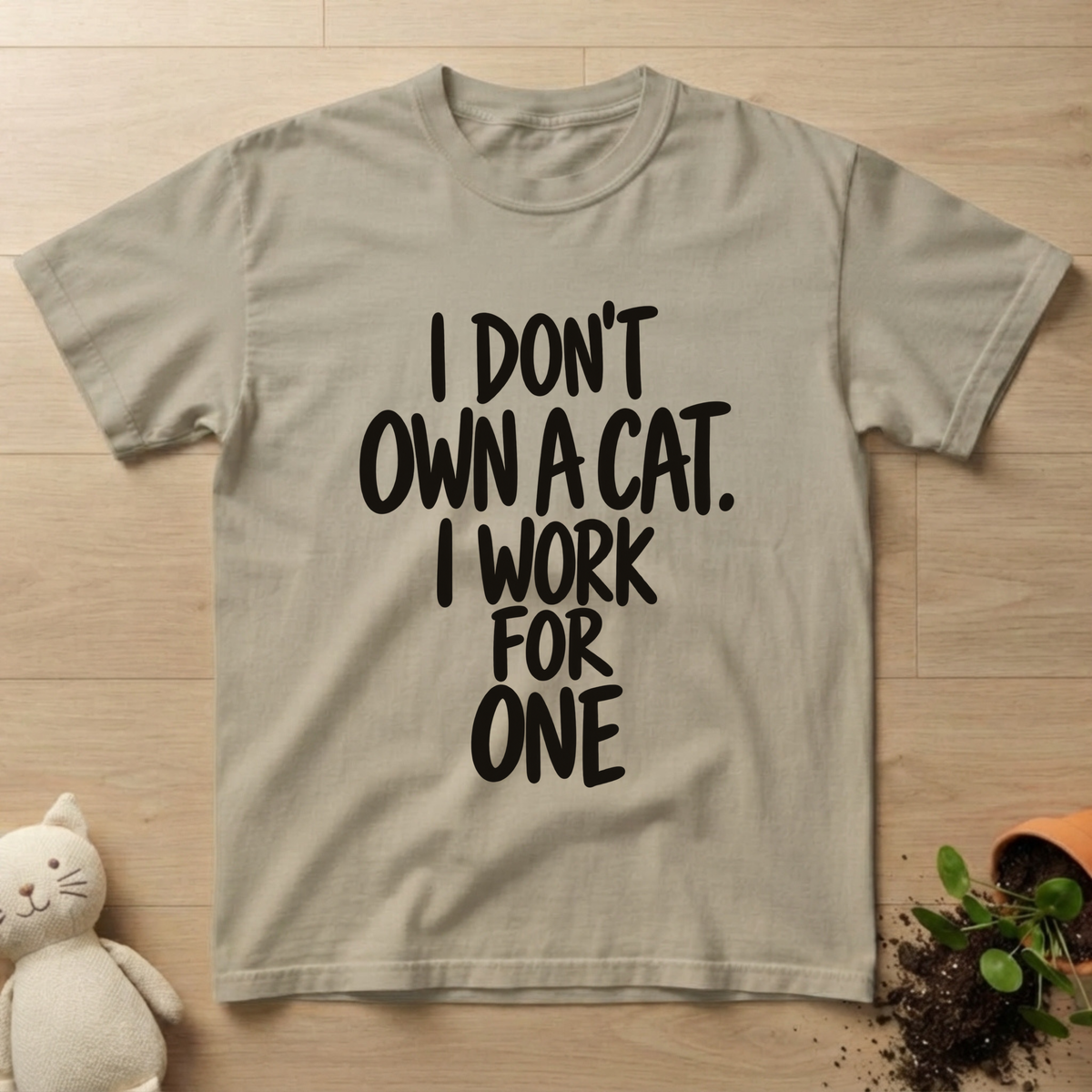 Work For Cat T-shirt