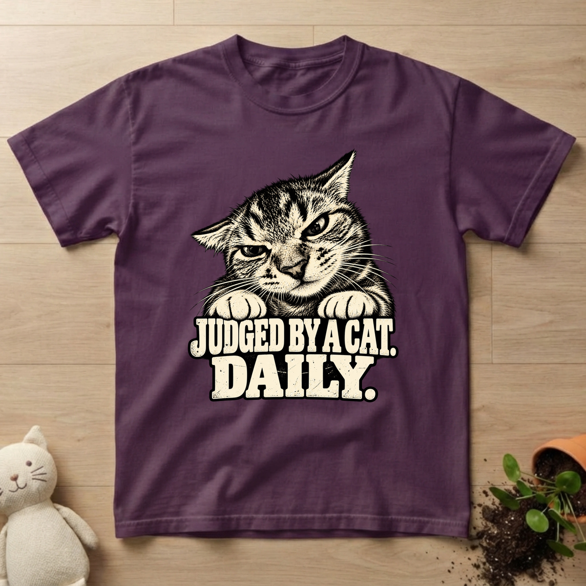 Judged By A Cat T-shirt