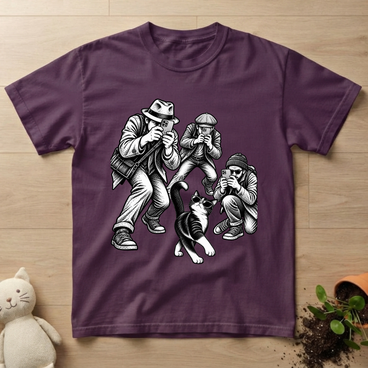 Papparazzi Cat T-shirt