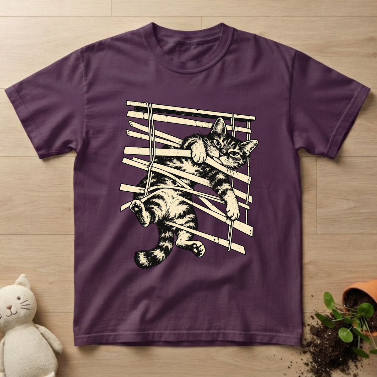 Tangled Cat T-shirt