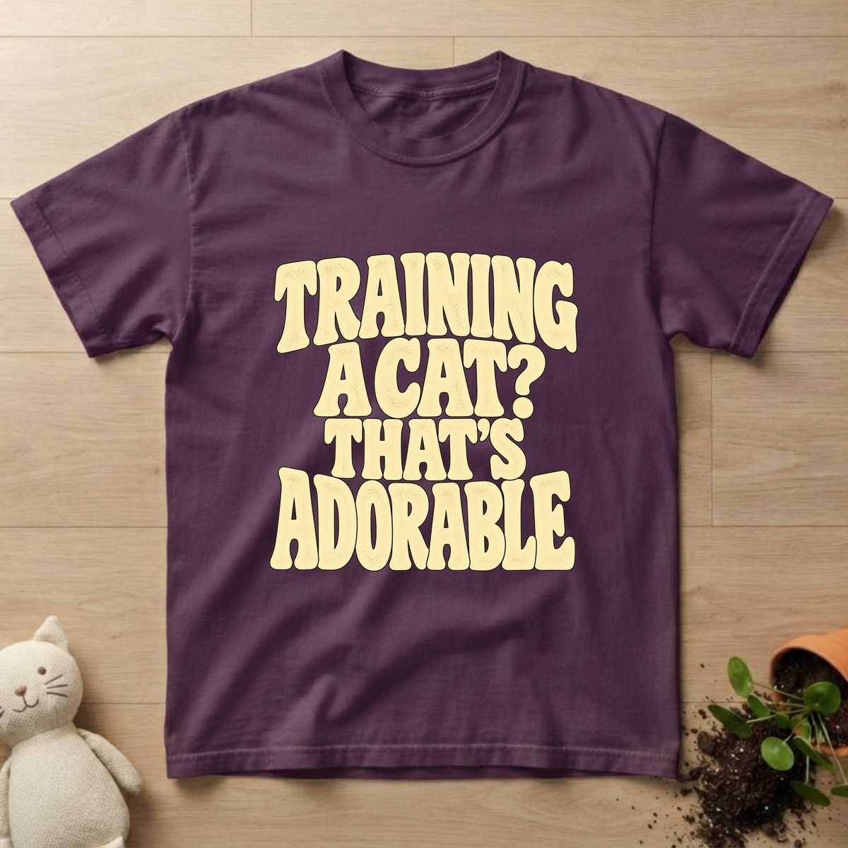 Training A Cat T-shirt