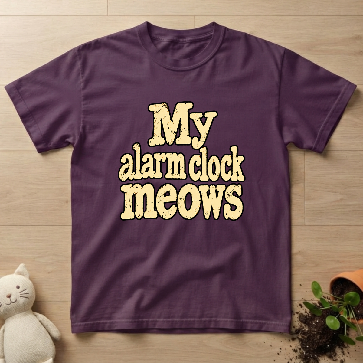 Clock Meows T-shirt