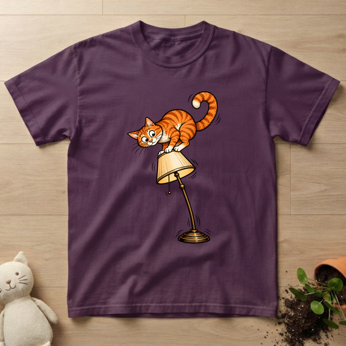 Balanced Cat T-shirt