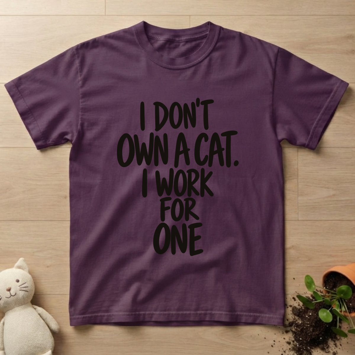 Work For Cat T-shirt